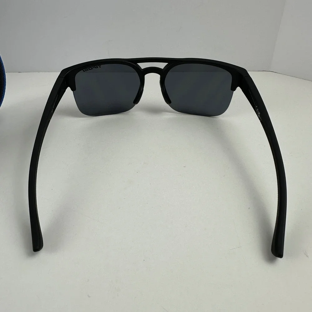 Tifosi Salvo Sunglasses Matte Black Sport Performance Shades UV Protection Case